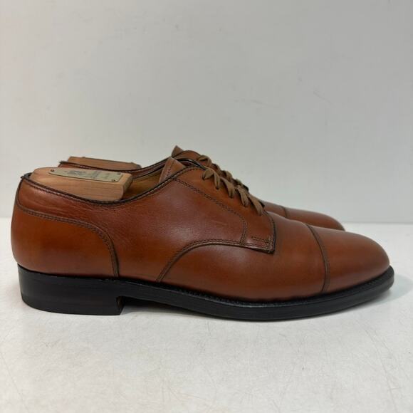 NEW HEELS Alden x Brooks Brothers 972 Straight Tip Blucher Brown Calf USA 8.5 D main image 6